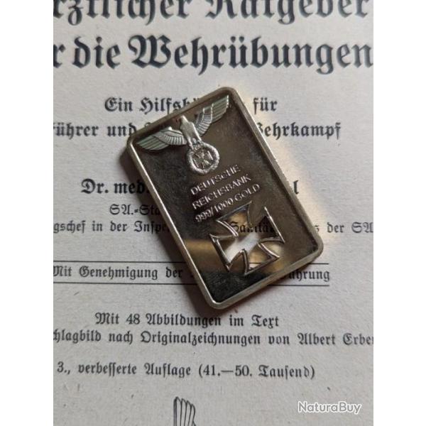 Pice commmorative Deutsche Reichsbank aigle & croix de fer