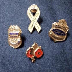 LOT PIN'S POLICE CANADA western