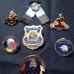 LOT PIN'S POLICE MONTÉE CANADIENNE RCMP western