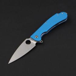 Couteau Daggerr Knives Resident Blue Manche FRN Lame Acier 8Cr14MoV Linerlock Clip DGRRSFBLSW
