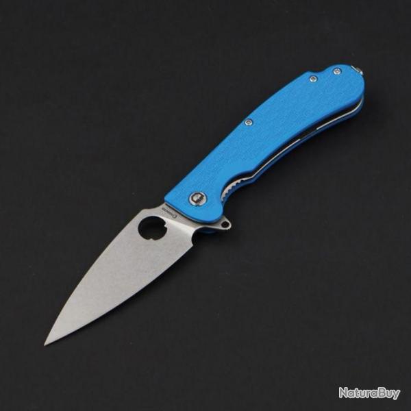 Couteau Daggerr Knives Resident Blue Manche FRN Lame Acier 8Cr14MoV Linerlock Clip DGRRSFBLSW