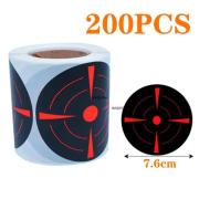 100 Cibles De Tir Réactives – Adhésives – Éclaboussures – Papier 14x14 / 17x17 Cm