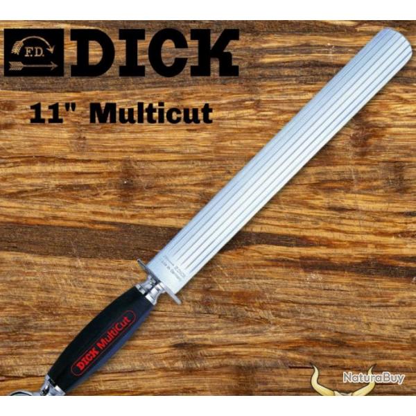 Dick 7650428 Fusil  Aiguiser Dickoron Multicut Plat 28 cm