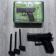 Réplique Pack Fun tir Steyr M9 A1 Softair 6 mm avec 2000 billes, 10 CO2 et  cible - Boutique Airsoft AUTRES REPLIQUE DE POING CO2