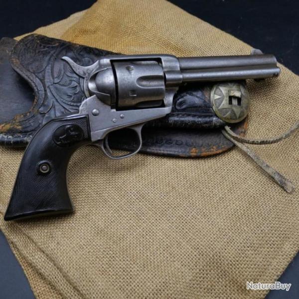 Colt Single Action Army Peacemaker Fabrication 1894 Nickelage origine 44-40 Canon 4''3/4 six shooter