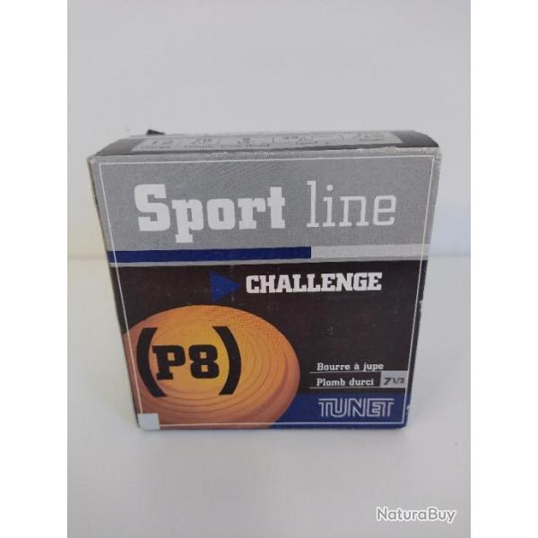 50 cartouches tunet sport line P8   12/70  28 GR  plomb 7.5 ball trap