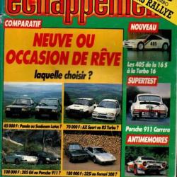 revue du sport automobile échappement 1987 lot de 10 revues