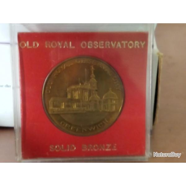 Mdaille commmorative Old Royal Observatory