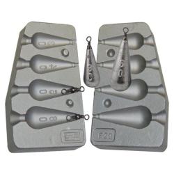 Moule &agrave; plomb poire 30 - 40 - 50 - 60 g - Pikefishing