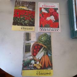 Graines d'Élite Clause - Catalogues 1964 et 1965. Jardinage