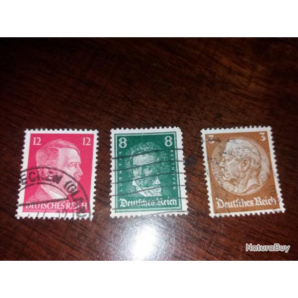 Collection timbres allemand WW 2