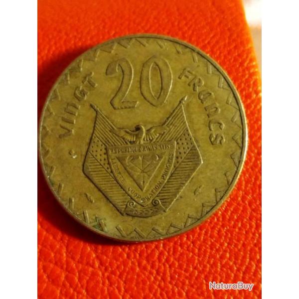 Pice de 20 Francs du Rwanda
