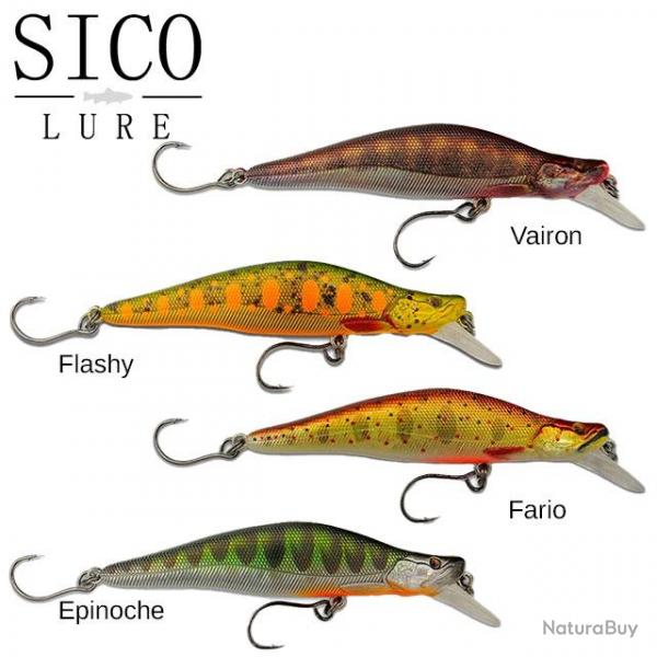 Leurre Perfect 64 Coulant Sico Lure 64mm 7g Flashy