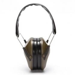 Casque Audio Anti-bruit casque de tir tactique oreillette électronique souple et rembourrée KAKI