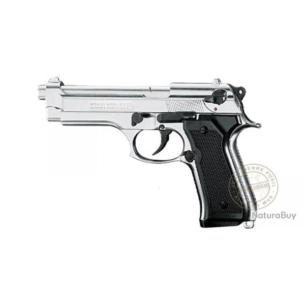 Pistolet alarme BRUNI Mod. 92 Cal. 9mm Nickel