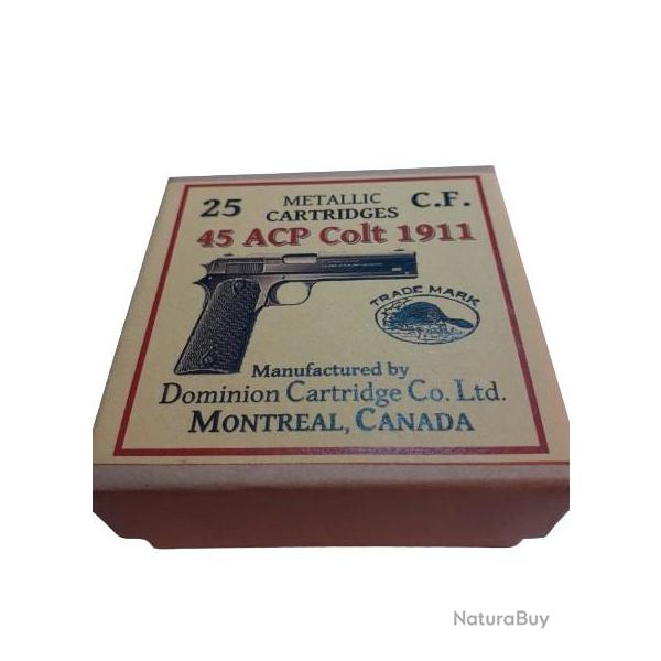 45 ACP Colt 1911: Reproduction boite cartouches (vide) DO 11384604