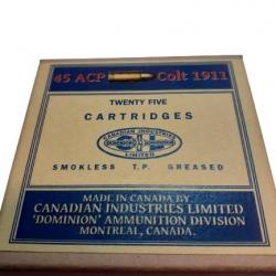 45 ACP Colt 1911: Reproduction boite cartouches (vide) CIL 11384633