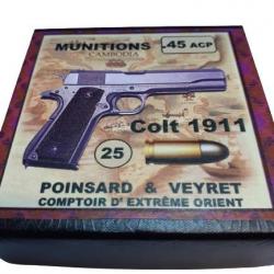 45 ACP Colt 1911: Reproduction boite cartouches (vide) P&V 11384642