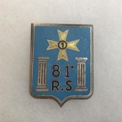 FRANCE TRAIN - Insigne. 81° Régiment de Soutien    Drago 2274