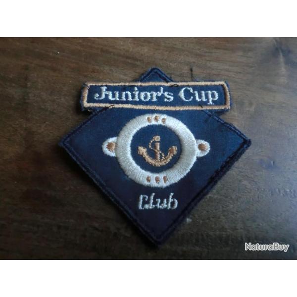 tissu patch brode juniors cup