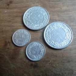 lots pieces francs suisse
