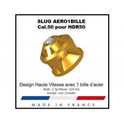 SLUG .50 AEROBILLE bille d'acier HDR .50  / lot x30 ogives