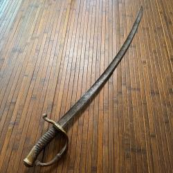 SABRE 1821 lame SOLINGEN signée S&K AVEC GRAVURES