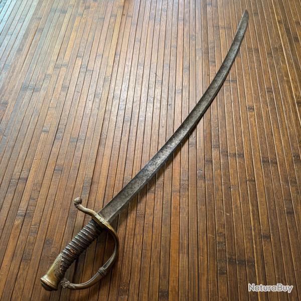 SABRE 1821 lame SOLINGEN signe S&K AVEC GRAVURES