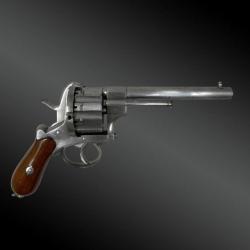 Revolver J. Chaineux, 10 Coups. Belgique, Vers 1865