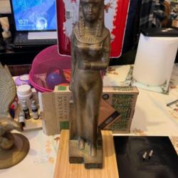 Statue égyptienne bronze véritable