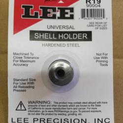 shell holder lee 19 R19 N°19 pour 9mm, 9x19, 38 acp, 38 super auto, 40 s&w, 10 auto, 41 action ex...