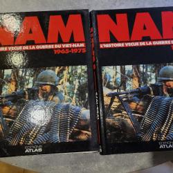 Livre 2 Volumes de la revue NAM. guerre du Vietnam 1965 / 1975