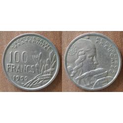 France 100 Francs 1955 Cochet Piece Franc