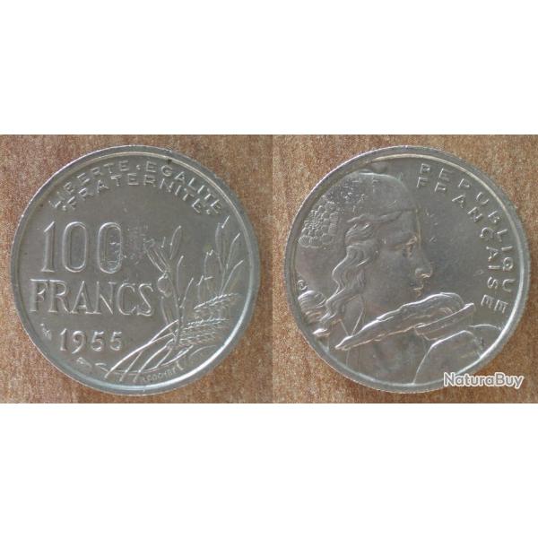France 100 Francs 1955 Cochet Piece Franc