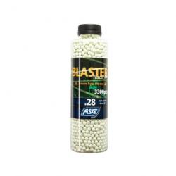 Billes ASG 0.28g Blaster tracantes en bouteille de 3300 - Vert