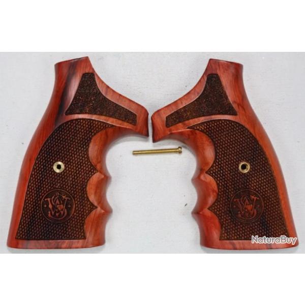 PLAQUETTES POUR S&W CARCASSE N SQUARE BUTT