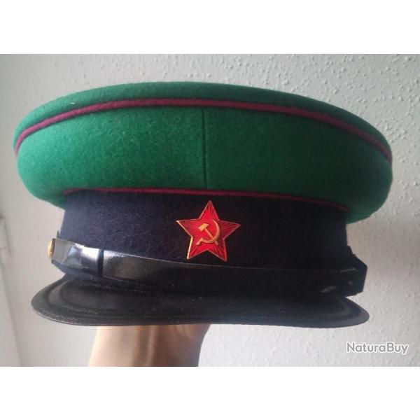 CASQUETTE NKVD 1935 (POLICE POPULAIRE SOVIETIQUE) URSS CCCP NEUVE (COPIE)