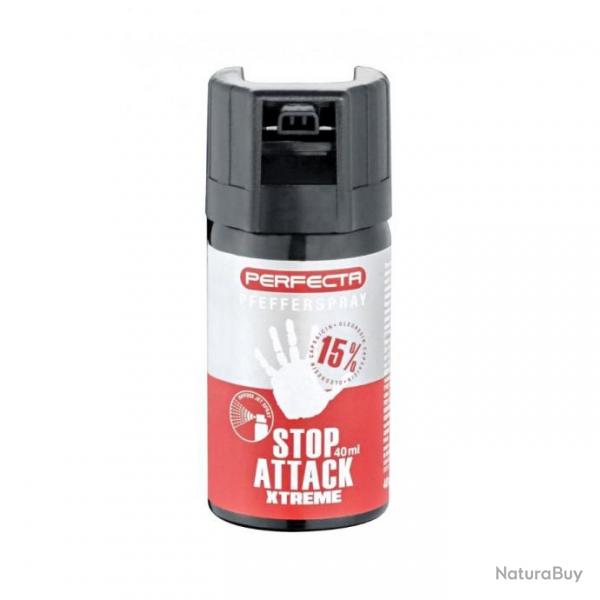 2 BOMBES STOP ATTACK XTREME POIVRE 40 ML PERFECTA