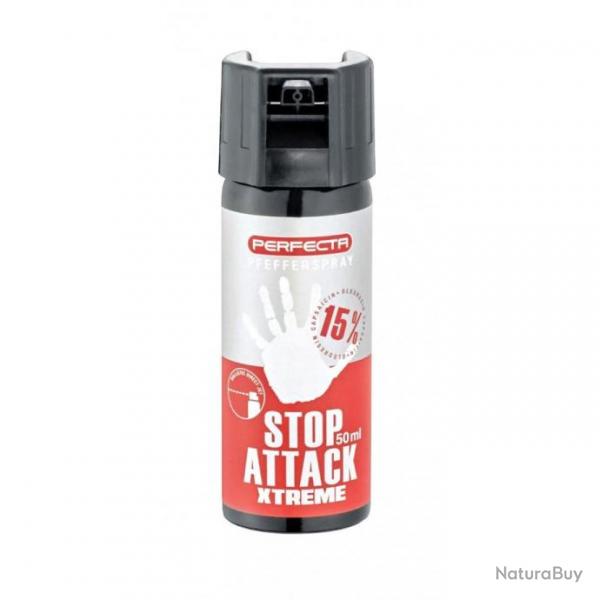 2 BOMBES STOP ATTACK XTREME POIVRE 50 ML PERFECTA