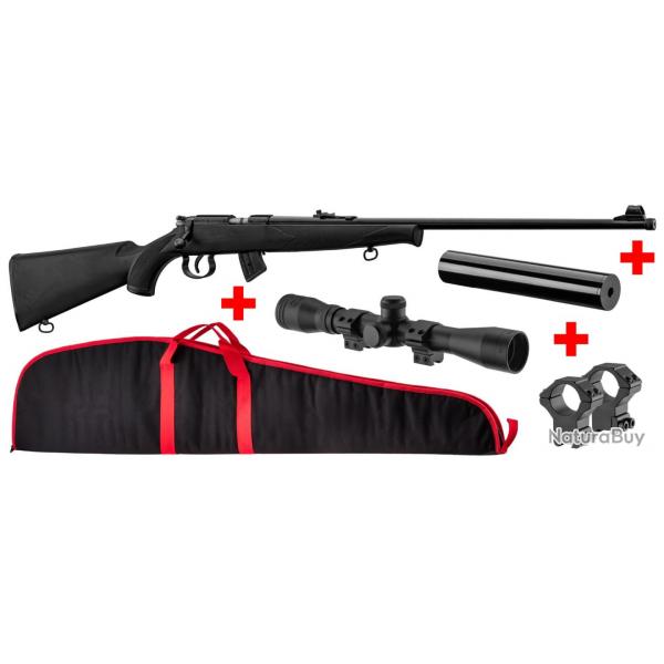 Pack Carabine Norinco NR15 calibre 22 LR Synthtique Lunette 4X32