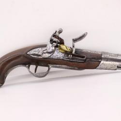 Rare pistolet à silex de gendarmerie An IX (An 9) (Révolution/Empire)