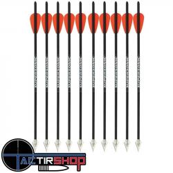 Flèches X-BOW FMA Supersonic Carbonbolt Hunt - Lot de 10
