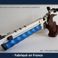 Fourreau de Protection pour bombonne d'air comprimé Pistolet 10 Mètres Steyr. Teinte " Bleu Le Mans"