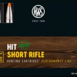 Munitions RWS cal.9.3x62 short rifle hit 250gr 16.2g par 60