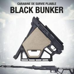 CARABINE DE SURVIE PLIABLE BLACK BUNKER BM8 NOIR C4.5 19.9J