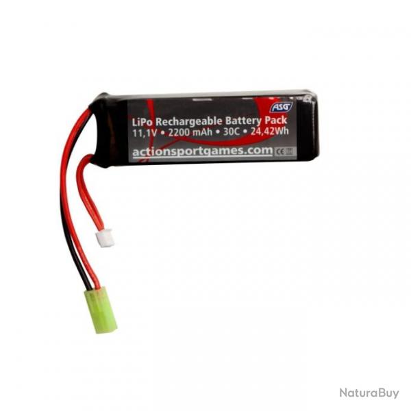 Batterie ASG Li-Po 11.V 2200 Mah 30C 1