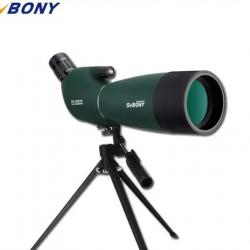 Jumelles 25-75x70 Etanches Trepied Telescope SV28 Longue-vue Monoculaires Bak4 Camping Tir Chasse