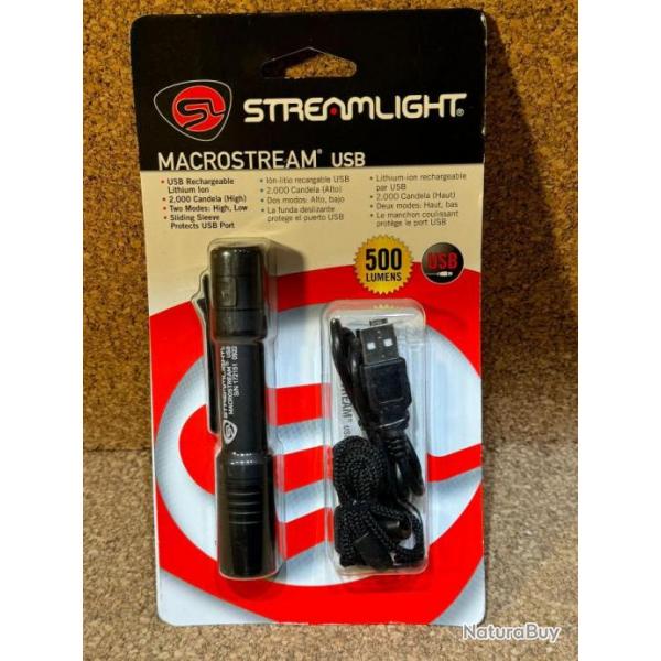 Lampe Streamlight Macrostream USB, SOLDE !!