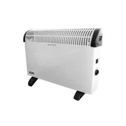 Radiateur électrique convecteur 2000 W Blanc avec Thermostat réglable