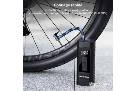 Pompe à air électrique portable - pour voiture, vélo, moto, ballon -  Compresseur